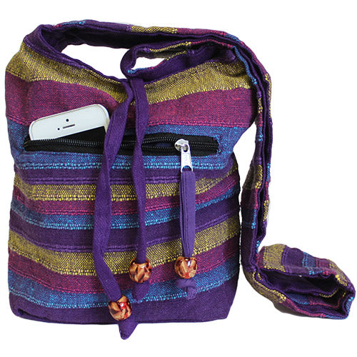 Sac bandoulière Népal - Fleurs sauvages