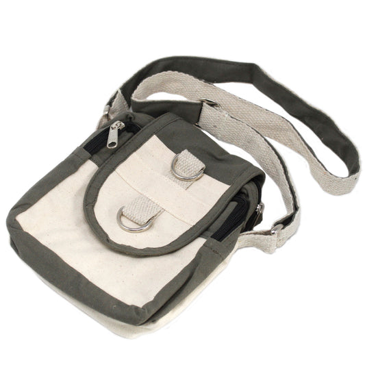 Sacs de voyage en coton naturel - Anthracite