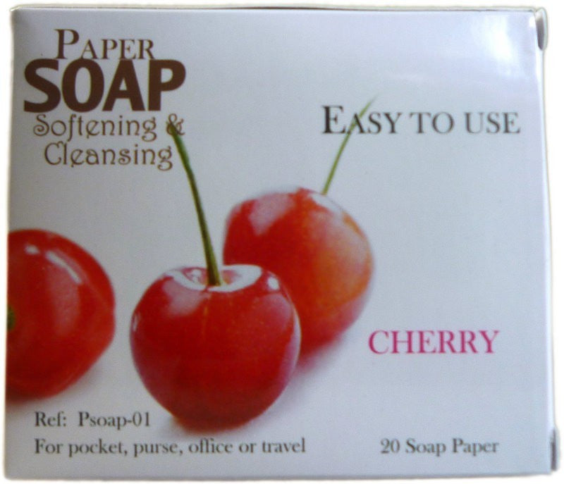 Papier savonneux - Cerise
