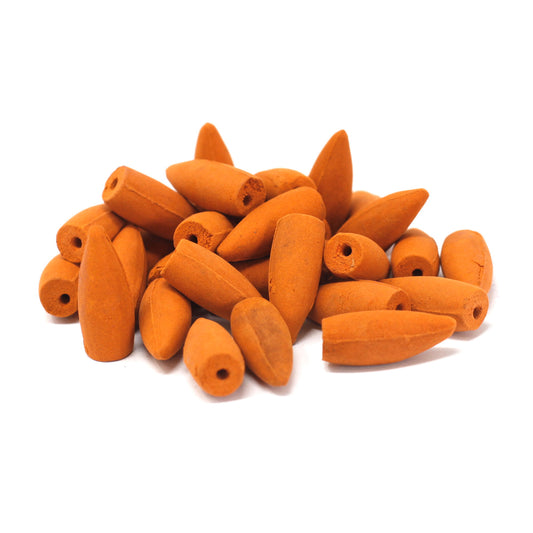 Boîte de cônes d'encens à reflux 500 g - Ambre (environ 225 pièces)