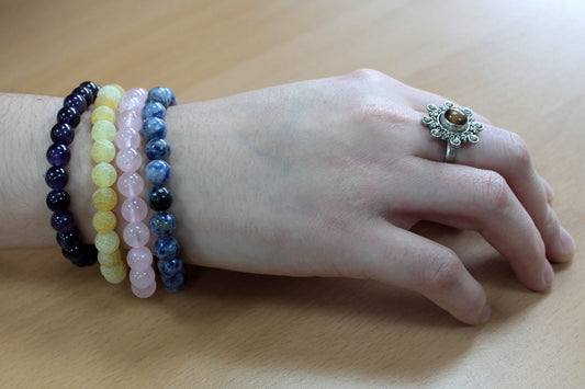 Bracelet énergétique - Grenat sanguin