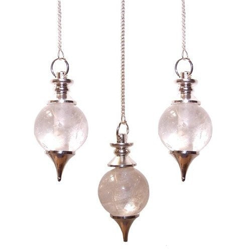 Pendules sphériques - Quartz rocheux