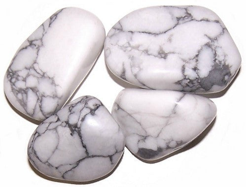 24 x L Tumble Stones - Howlita