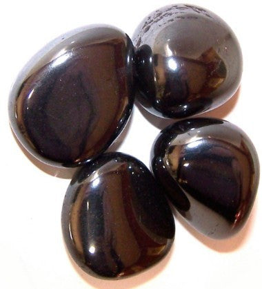 24 x L Tumble Stones - Hematita