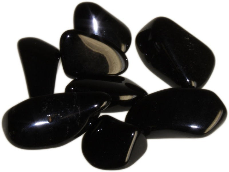 24 x L Tumble Stones - Tourmalina Negra