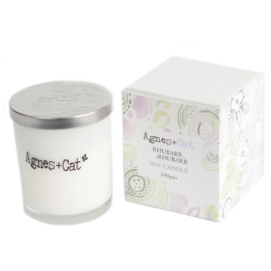 Bougie votive - Rhubarbe Rhubarbe