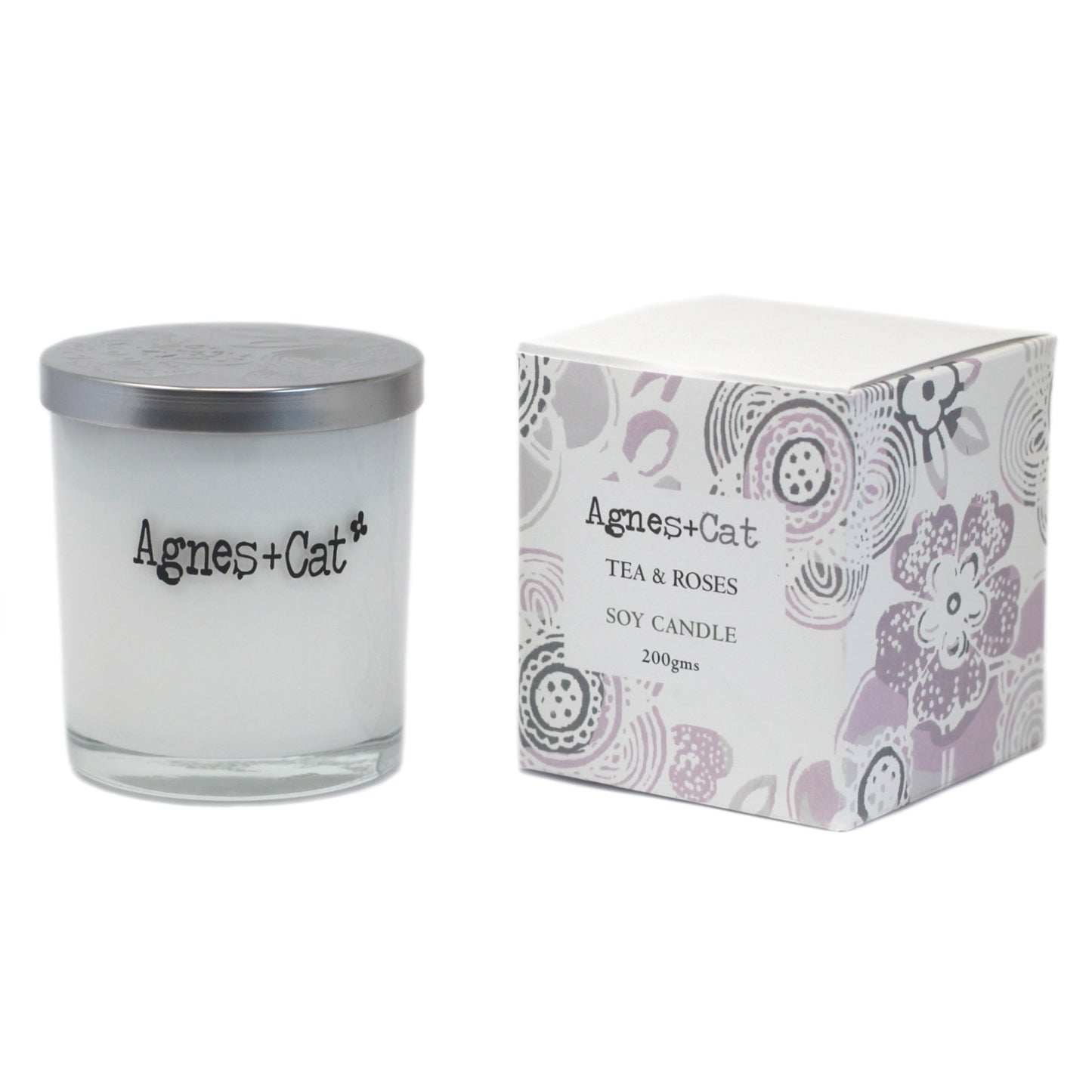 Bougie votive - Thé et roses