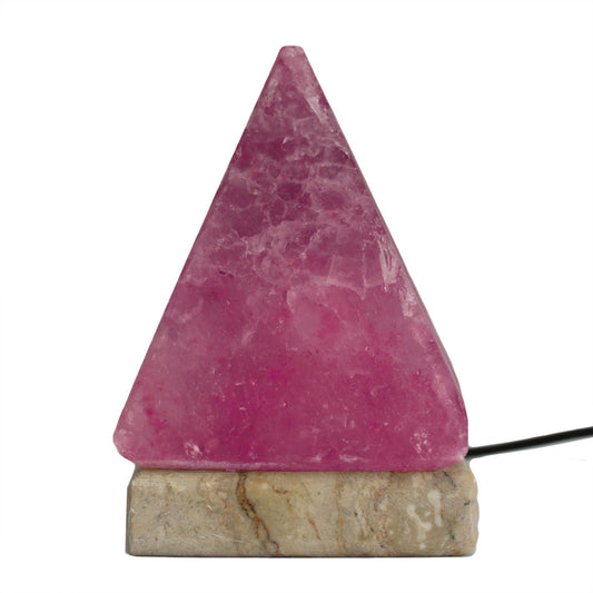 Hochwertige USB-Natursalzlampe – 9 cm (mehrfarbig)