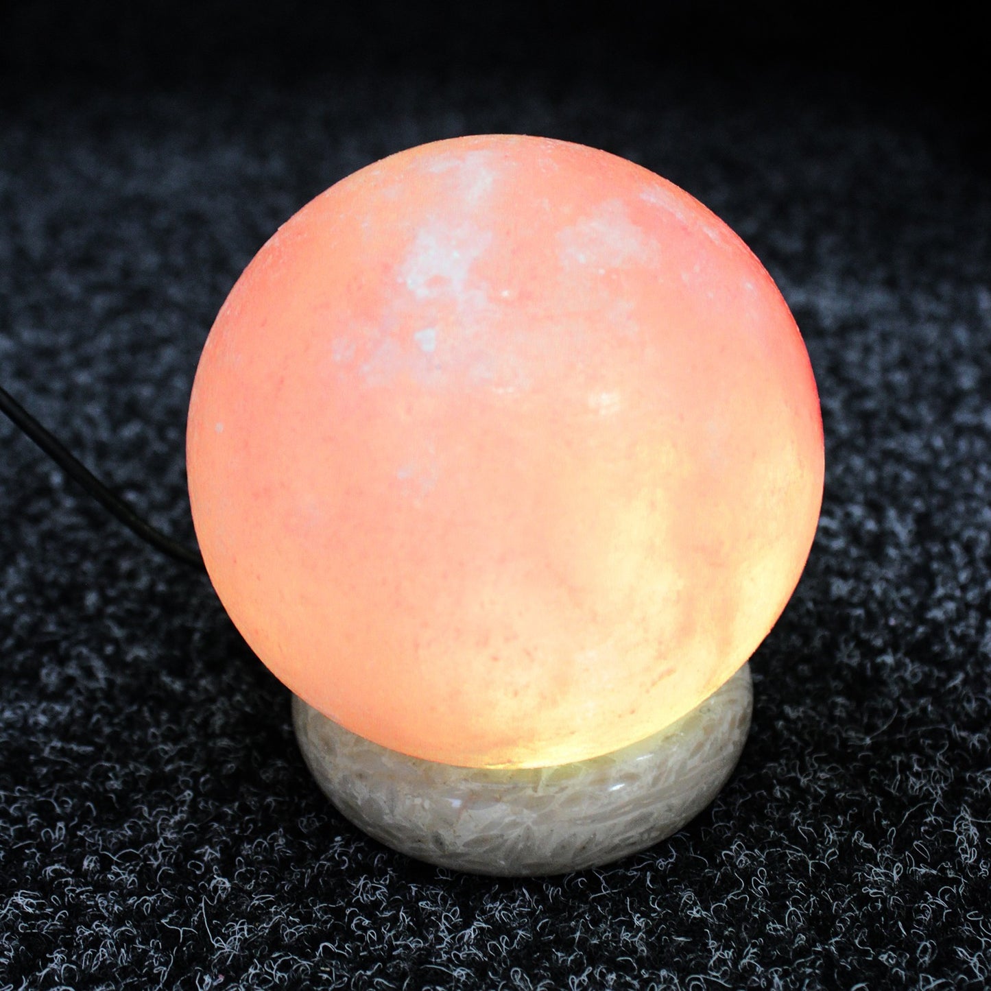 Lampe boule de sel USB de qualité - 8 cm
