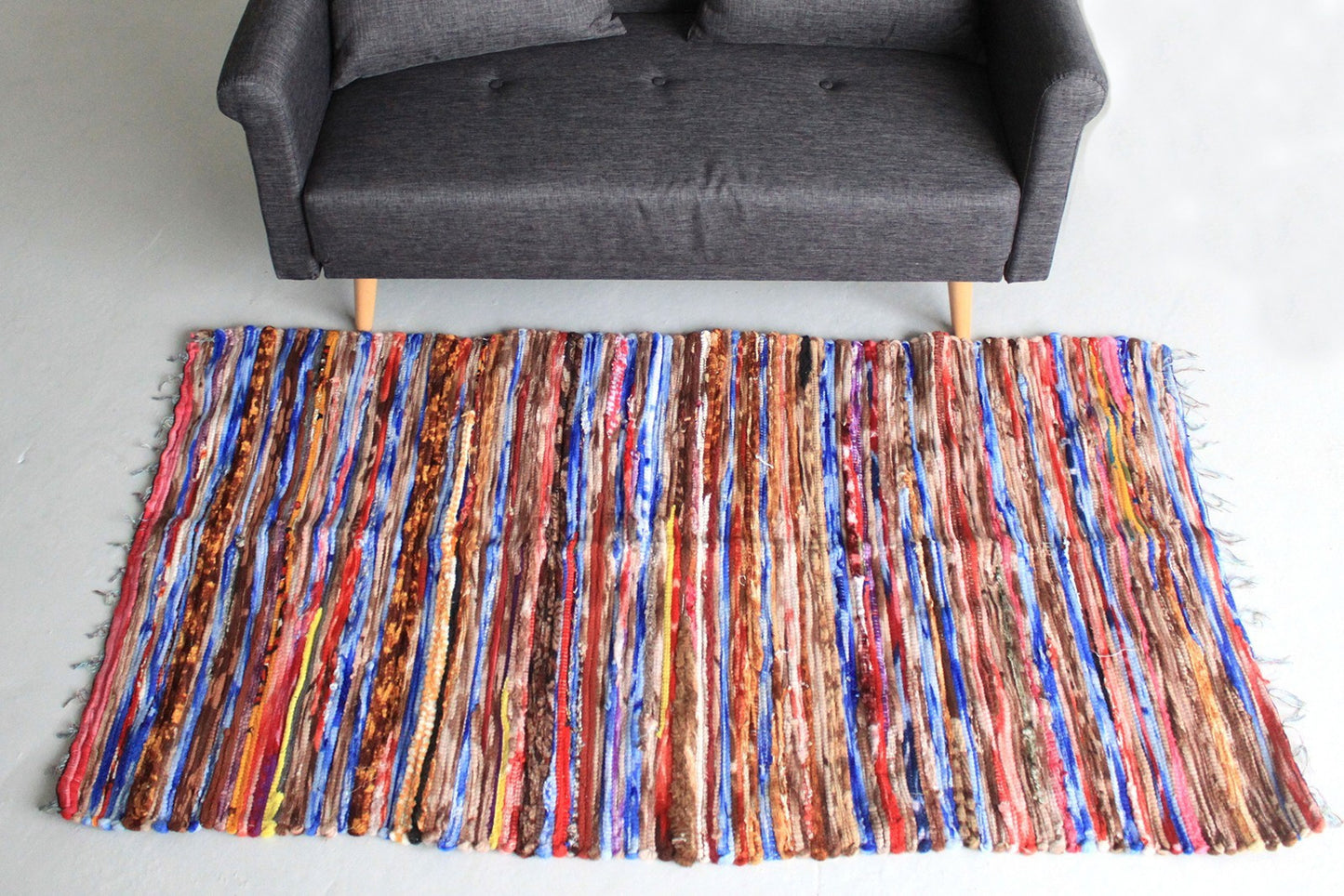 Großer Flickenteppich - 105x185cm