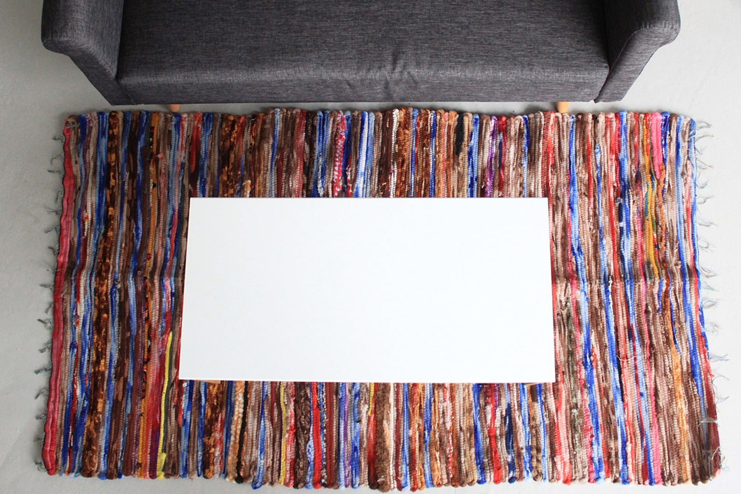 Großer Flickenteppich - 105x185cm