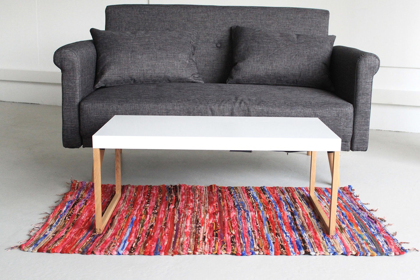 Mittlerer Flickenteppich - 128x75cm