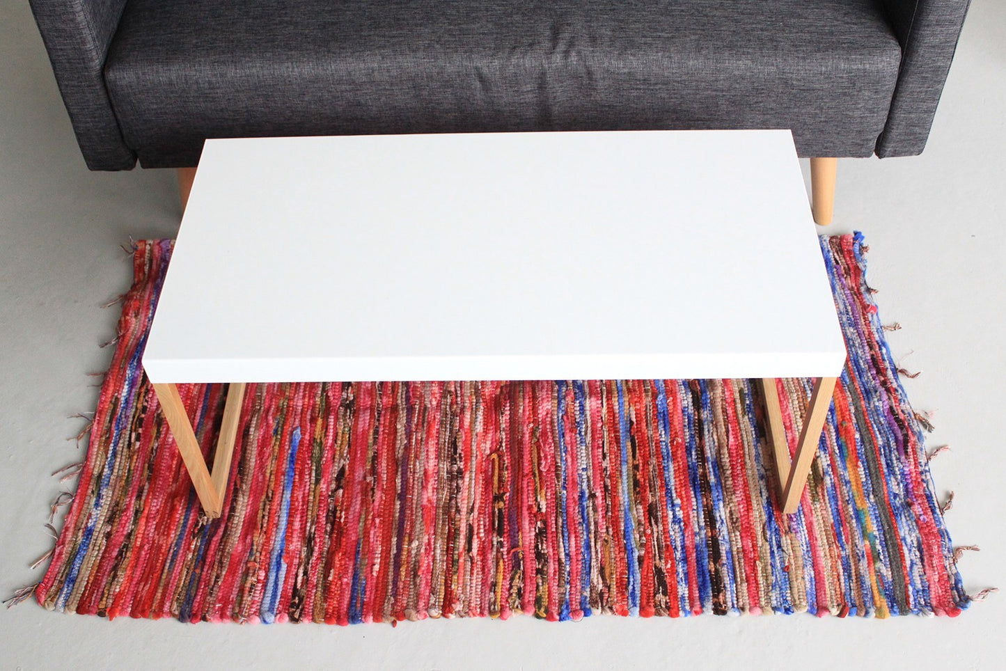 Mittlerer Flickenteppich - 128x75cm