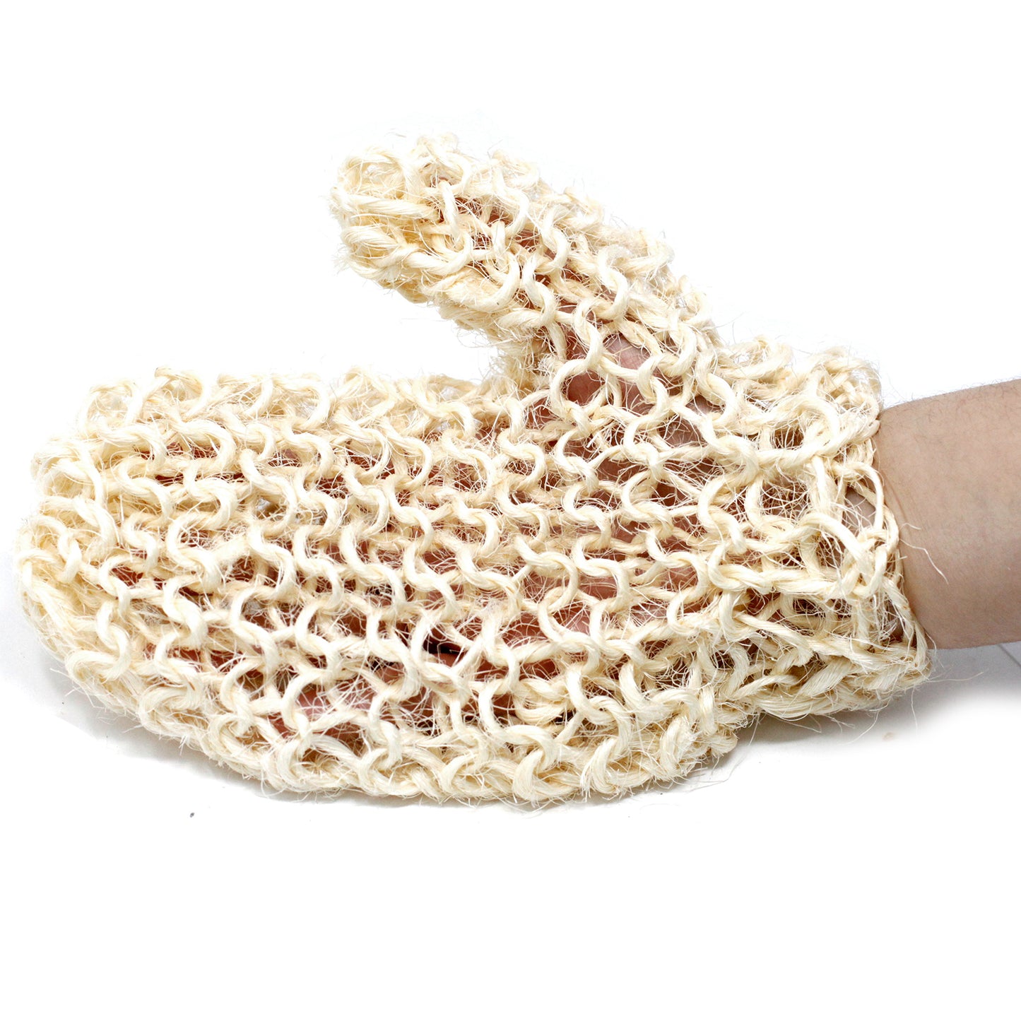 Éponge et brosse en sisal - Gant exfoliant