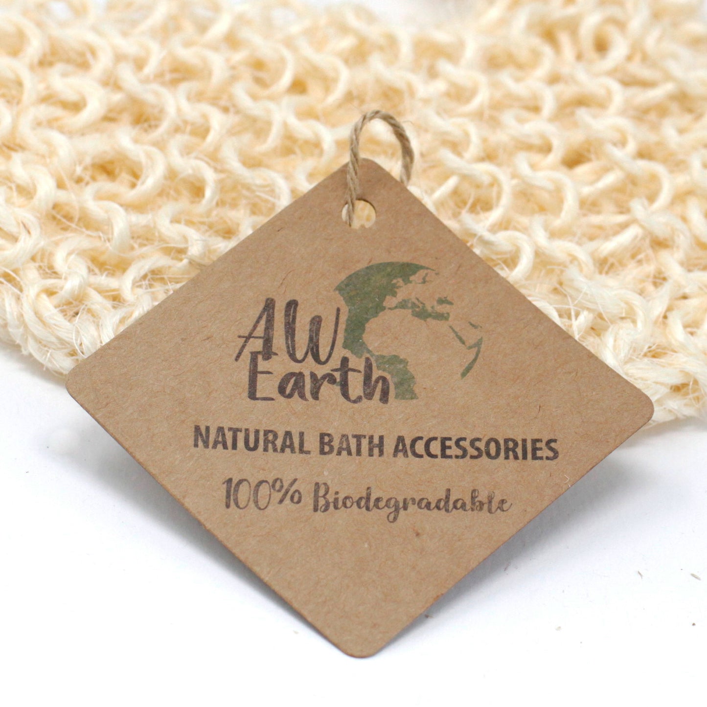 Éponge et brosse en sisal - Gant exfoliant
