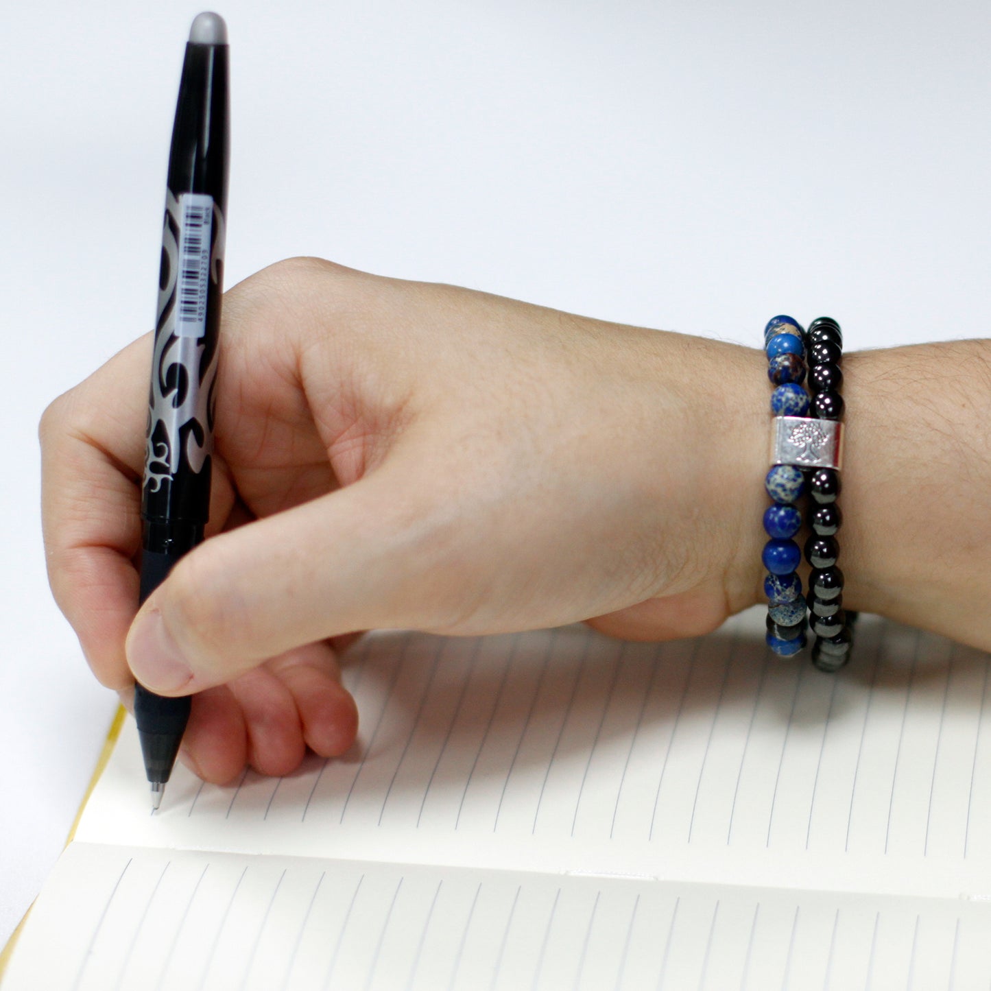 Bracelet magnétique en pierres précieuses - Sodalite