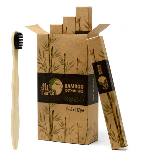 Brosse à dents en bambou - Charbon