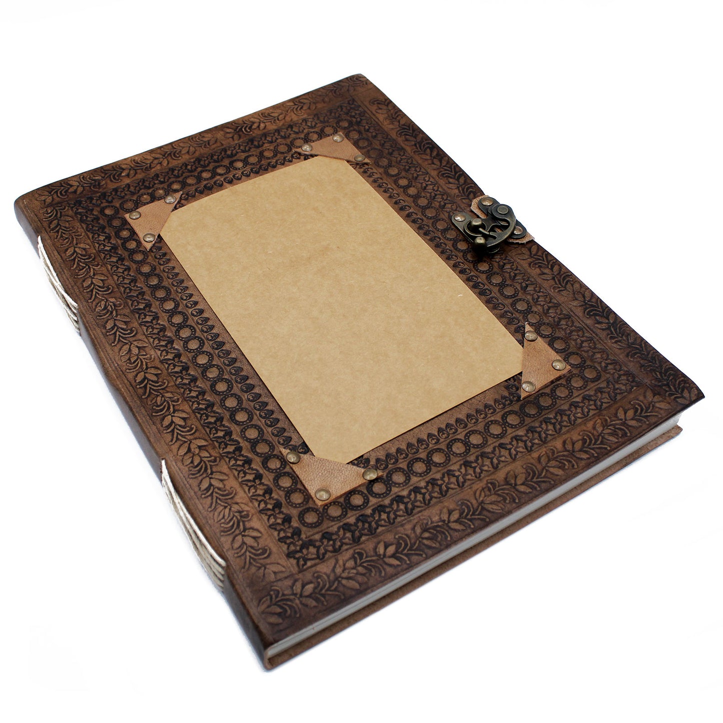 Grand livre d'or personnalisable en cuir