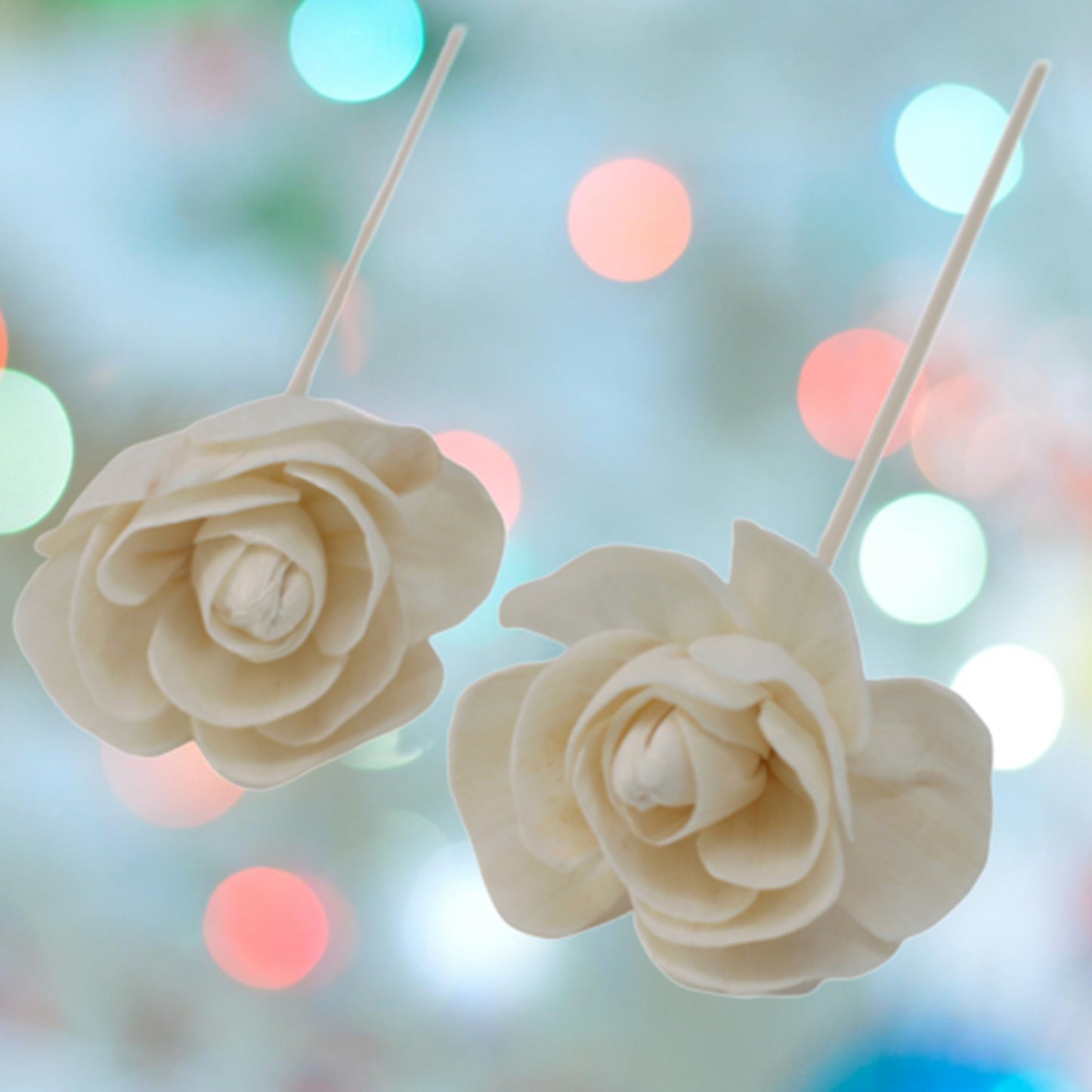 Natürlicher Blumendiffusor – Rose im Schilf