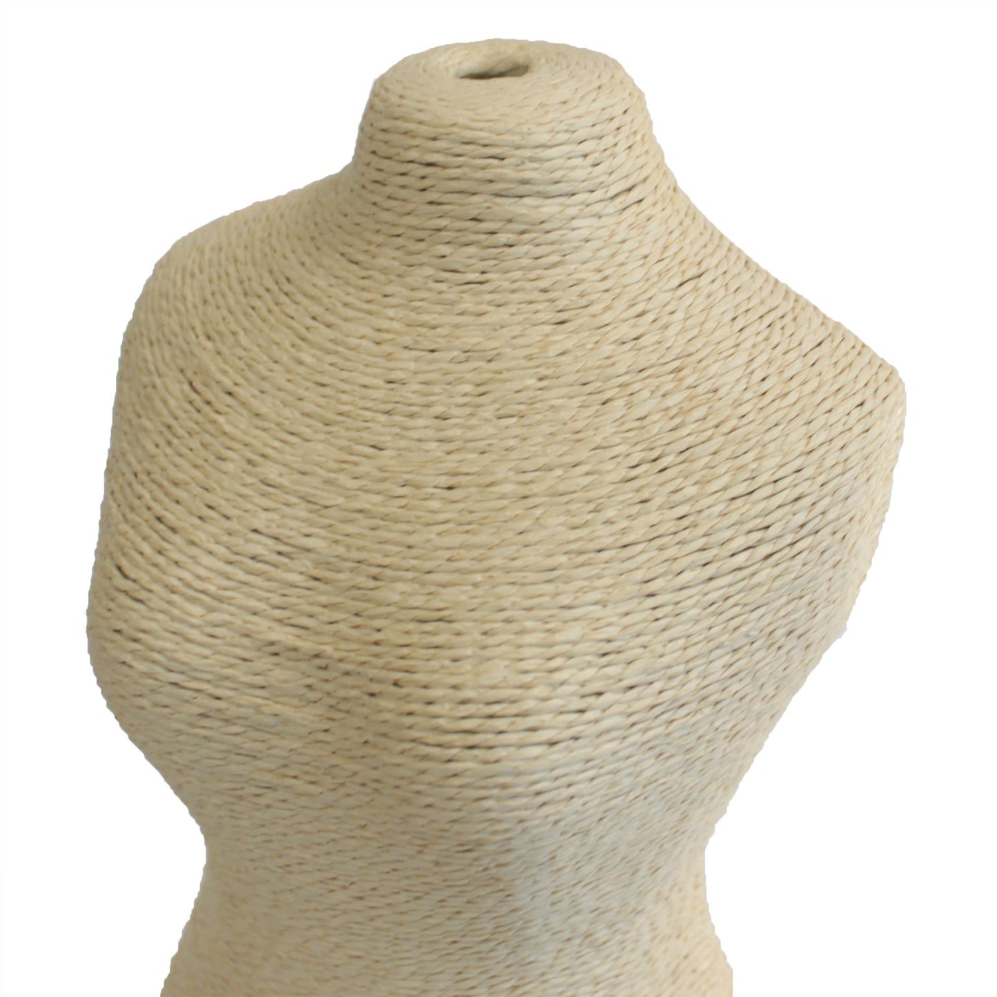 Présentoir à bijoux naturel - Mannequin en bois - Crème