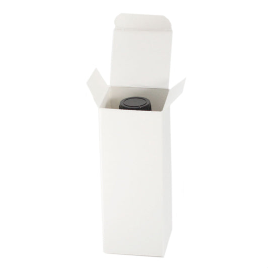 Coffret pour flacon ambré de 50 ml - Blanc