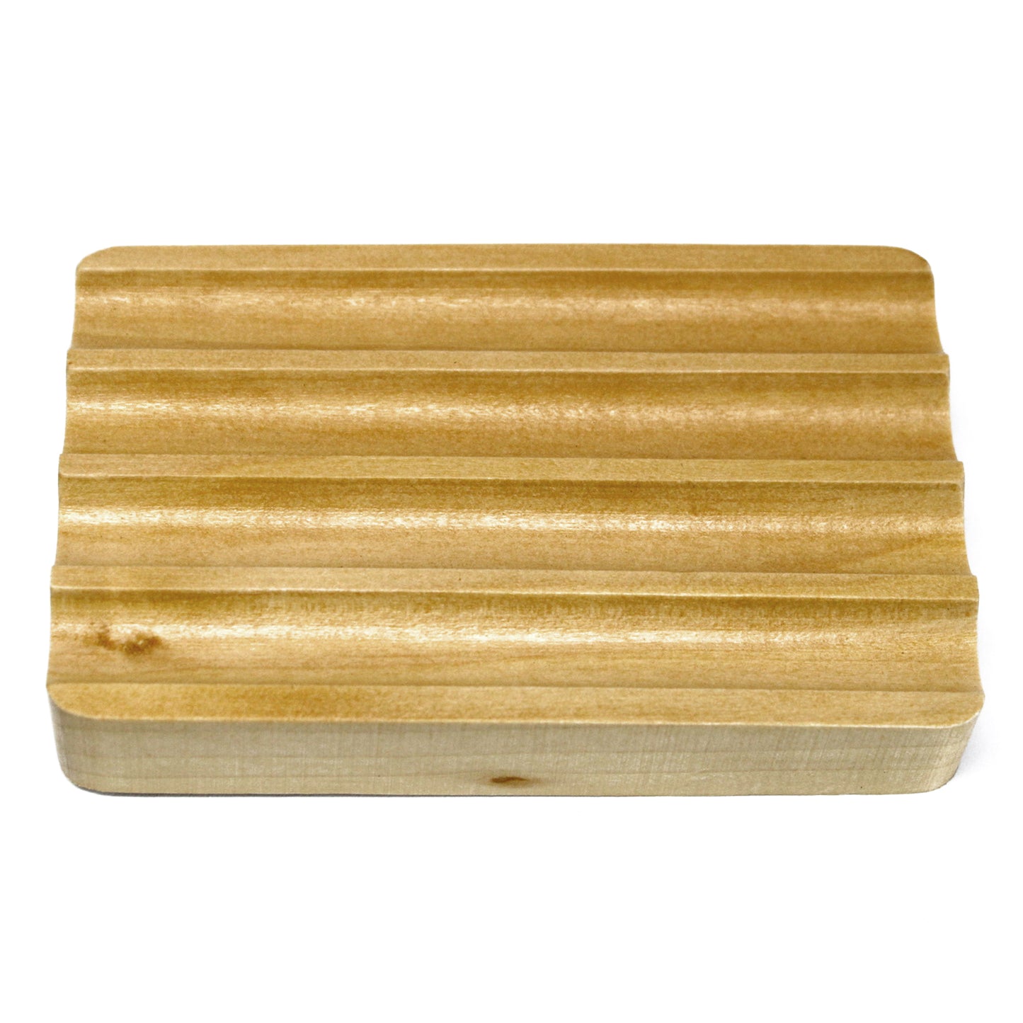 Porte-savon en bois Hemu - Rainuré