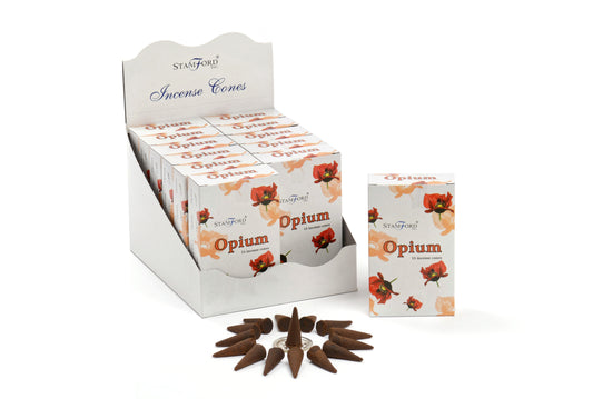 Cônes d'encens à l'opium