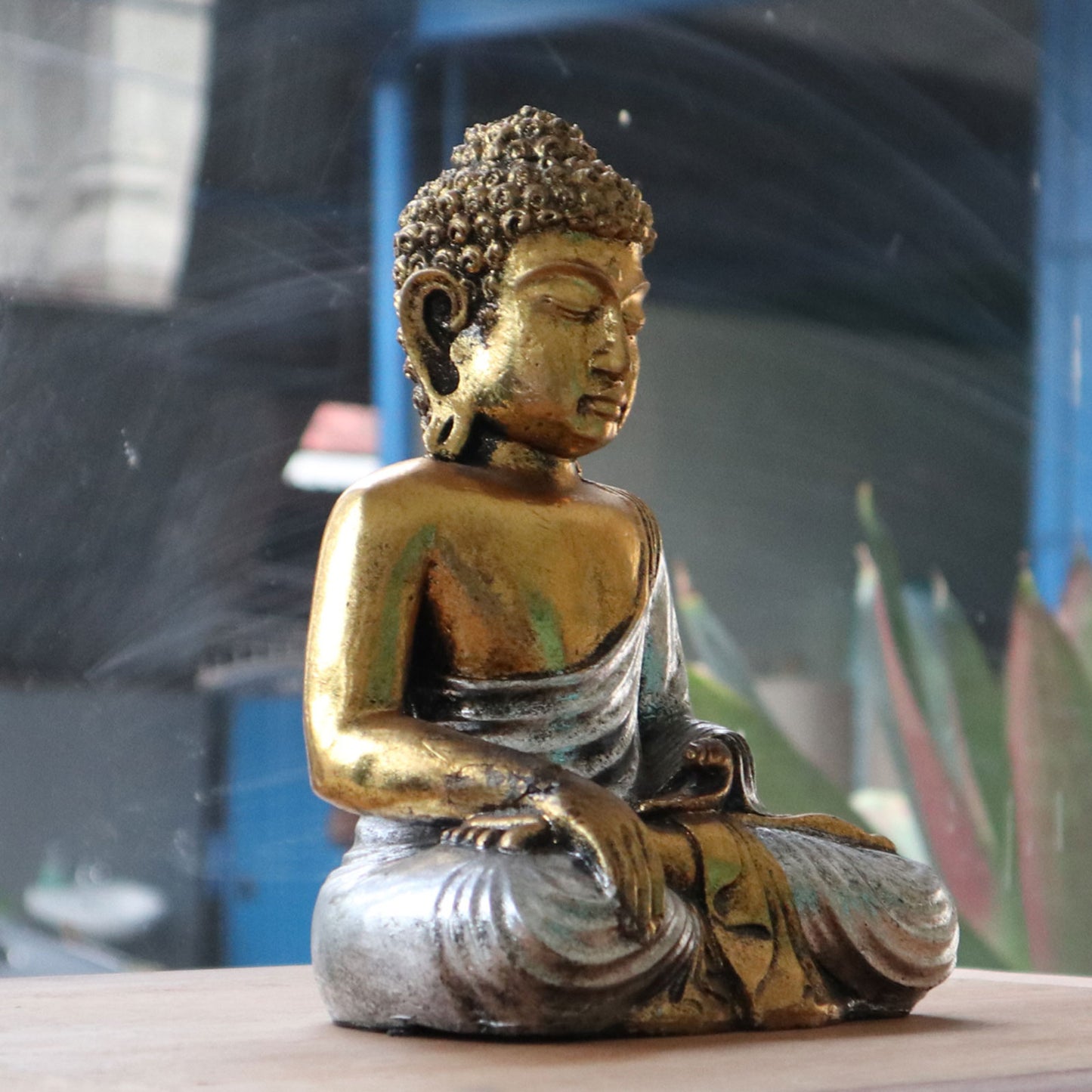 6 x Mini Bouddha doré (couleurs assorties)