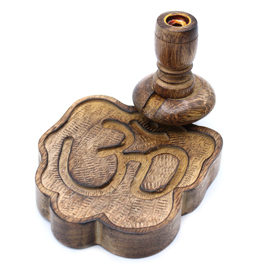 Brûleur inversé SM en bois de manguier - Ohm