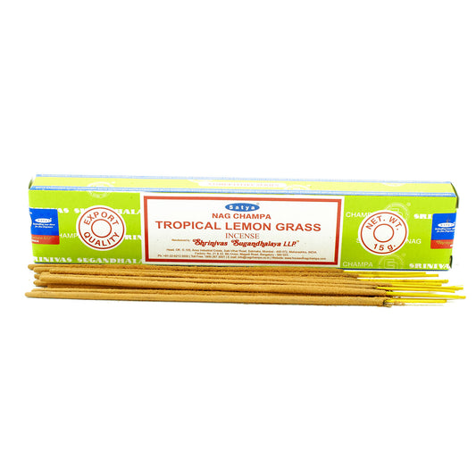 Bâtonnets d'encens Satya 15 g - Citronnelle tropicale