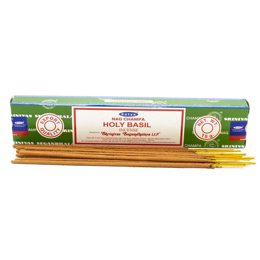 Bâtonnets d'encens Satya 15 g - Basilic sacré