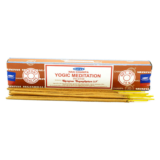 Bâtonnets d'encens Satya 15 g - Méditation yogique