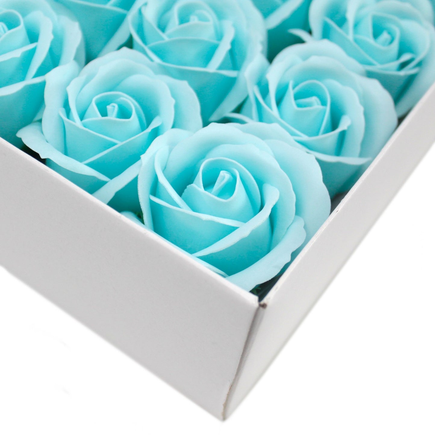 Mittlere Deko-Bastelblume - Babyblau