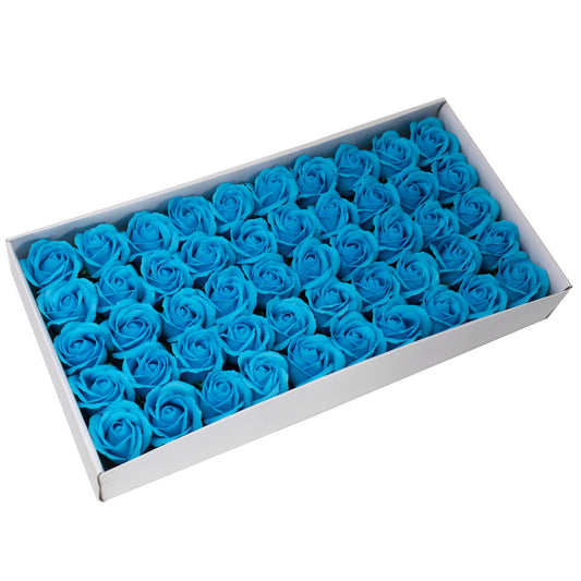 Mittlere Deko-Bastelblume - Blau