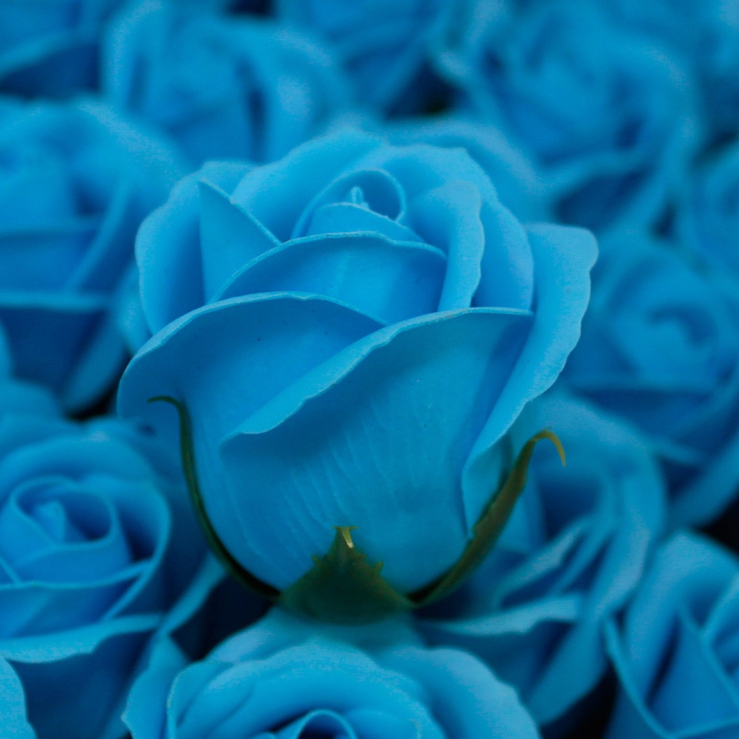 Mittlere Deko-Bastelblume - Blau