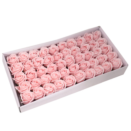 Mittelgroße Deko-Bastelblume - Rosa