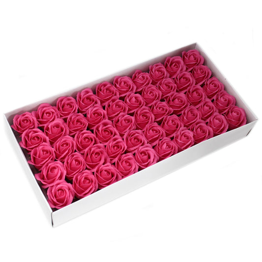 Mittelgroße Deko-Bastelblume - Rosa