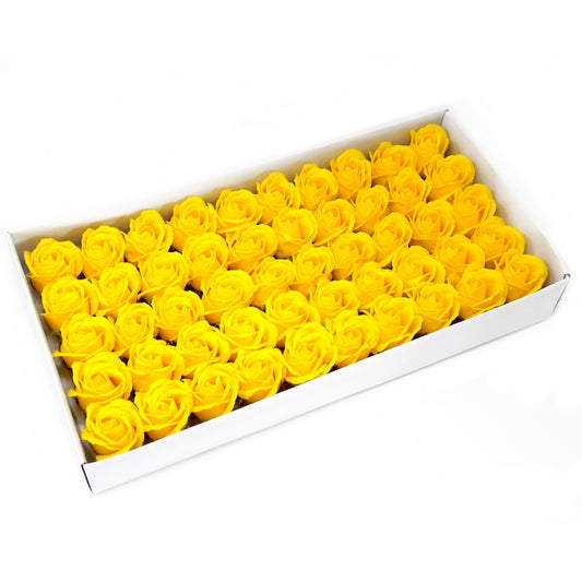 Mittlere Deko-Bastelblume - Gelb