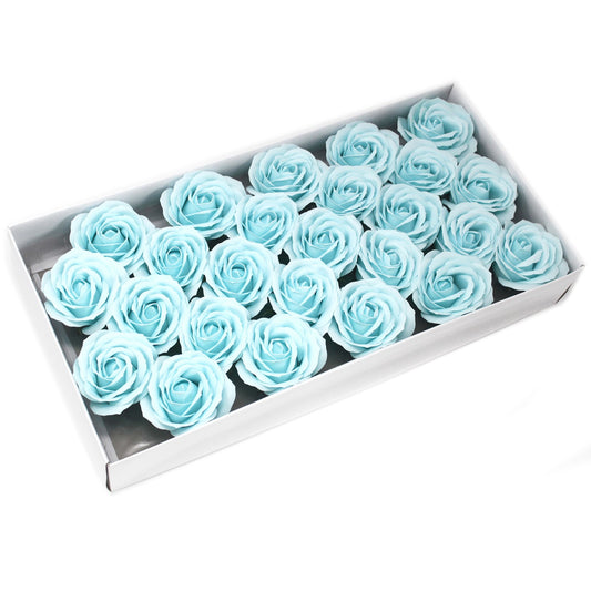 Große Deko-Bastelblume - Babyblau