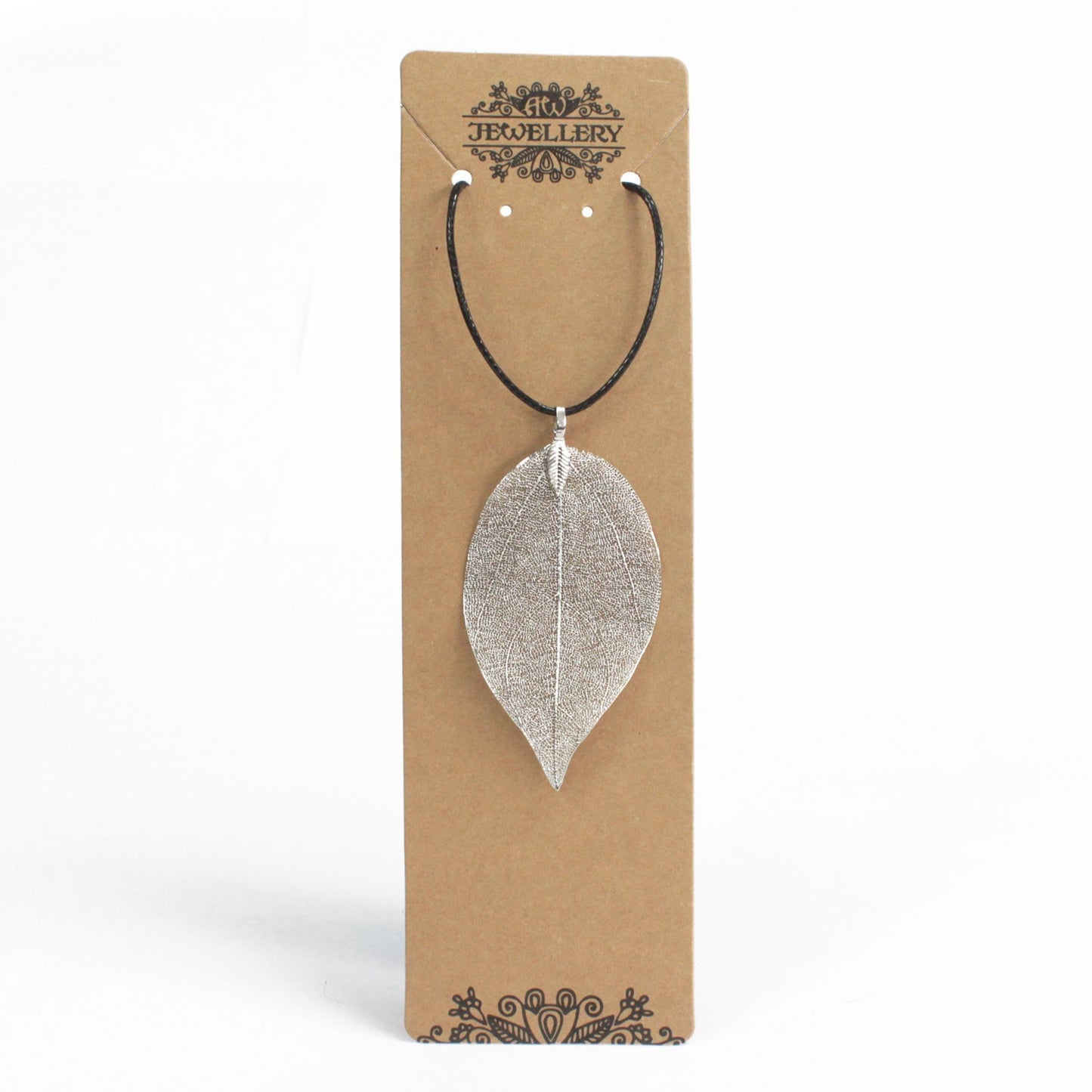 Collier - Feuille de Valeur - Argent