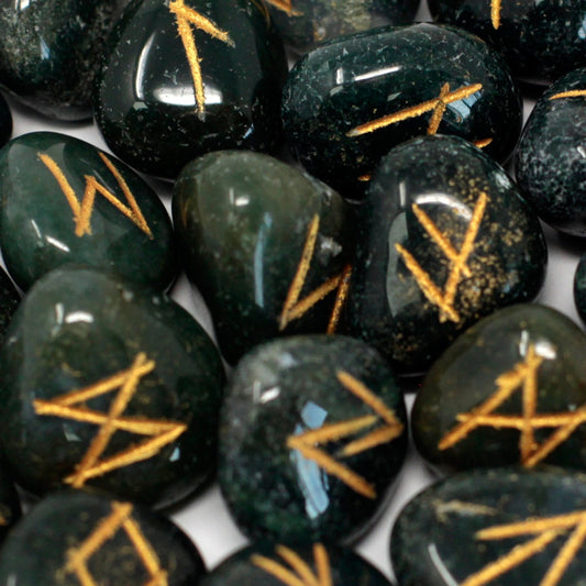 Ensemble de runes indiennes en sachets – Racine de sang