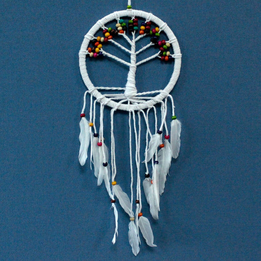 Traumfänger „Baum des Lebens“ – Baumwolle, 22 cm (sortiert)