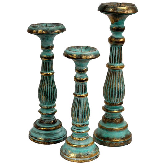 Petit chandelier - Turquoise Gold