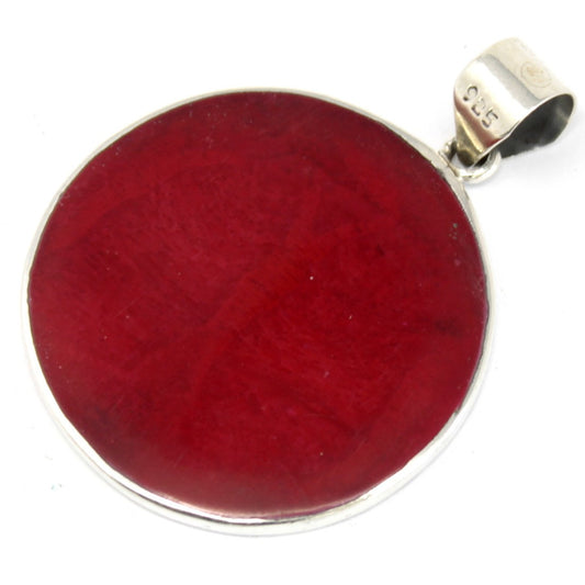 Pendentif Arbre de Vie en Argent 30 mm - Effet Corail