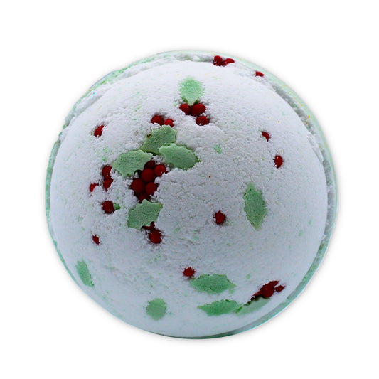 Bombe de bain de Noël - Baies de houx et gui