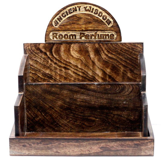 Holzdisplay für 24 Raumdüfte