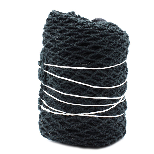 Sac en maille de coton pur - Noir