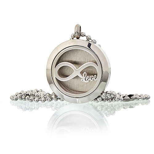 Collier diffuseur d'aromathérapie 25 mm - Infinite Love