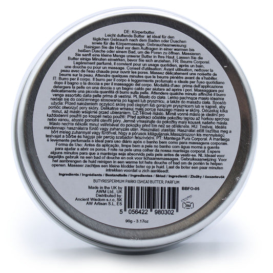 Beurre corporel parfumé au karité 90 g - Fraise
