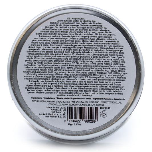Beurre corporel parfumé au karité 90 g - Orchidée